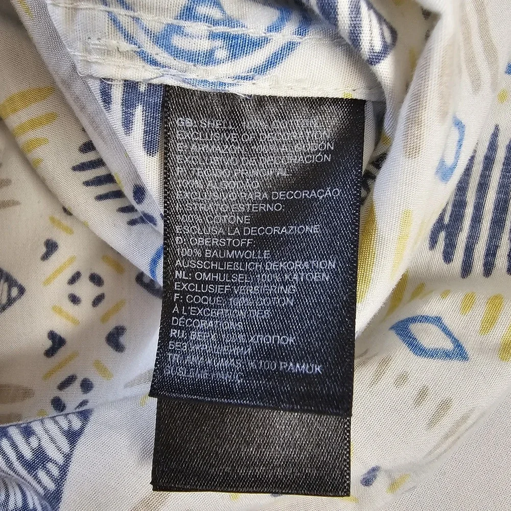 THE NORTH FACE Mens XL Short Sleeve Geometric Print Cotton Button Up Shirt EUC